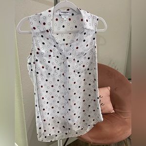 Express Portofino Slim Fit Sleeveless Shirt - Size S